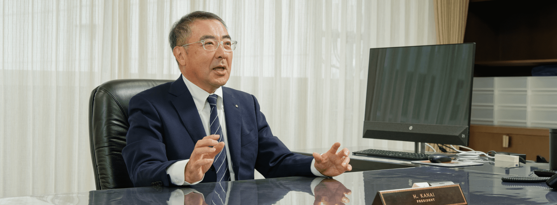 社長インタビュー写真