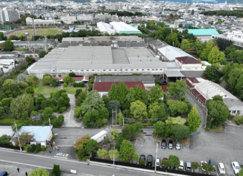工場の空撮